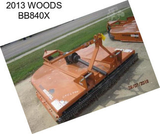 2013 WOODS BB840X