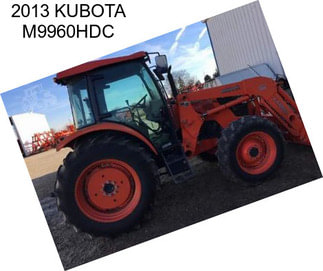 2013 KUBOTA M9960HDC