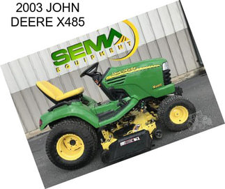 2003 JOHN DEERE X485