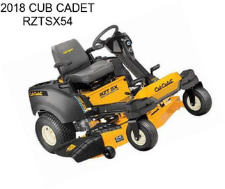 2018 CUB CADET RZTSX54