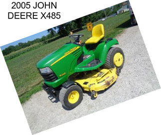 2005 JOHN DEERE X485