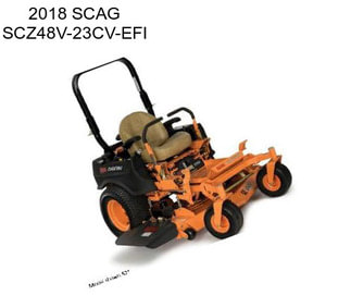 2018 SCAG SCZ48V-23CV-EFI