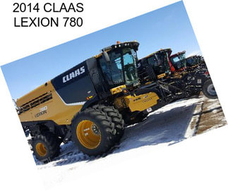 2014 CLAAS LEXION 780