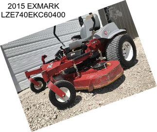 2015 EXMARK LZE740EKC60400