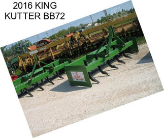 2016 KING KUTTER BB72