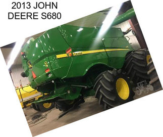 2013 JOHN DEERE S680