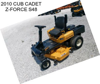 2010 CUB CADET Z-FORCE S48