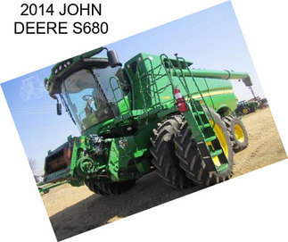 2014 JOHN DEERE S680