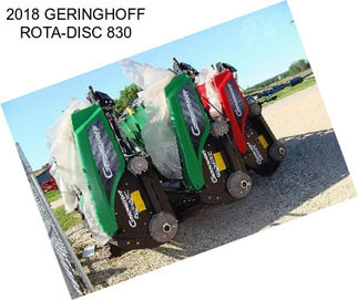 2018 GERINGHOFF ROTA-DISC 830