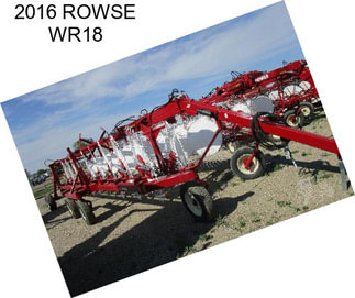 2016 ROWSE WR18