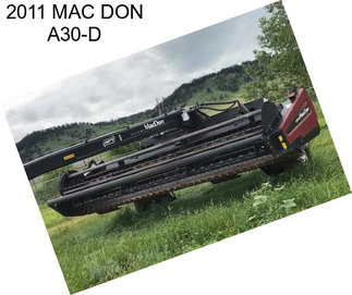 2011 MAC DON A30-D