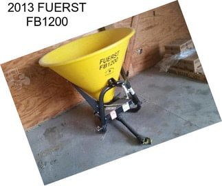 2013 FUERST FB1200