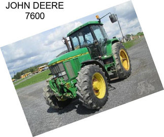 JOHN DEERE 7600