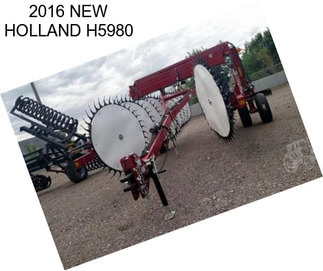 2016 NEW HOLLAND H5980