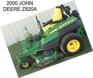 2000 JOHN DEERE Z820A