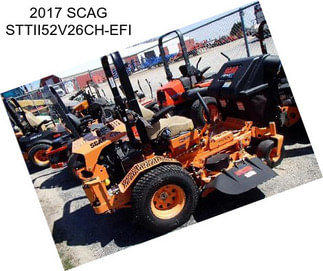 2017 SCAG STTII52V26CH-EFI