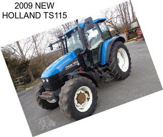 2009 NEW HOLLAND TS115