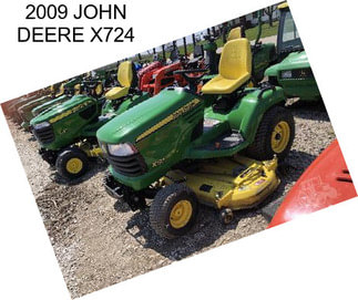 2009 JOHN DEERE X724