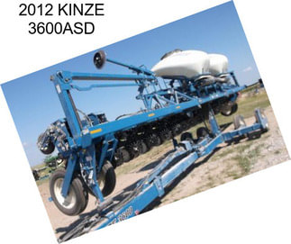 2012 KINZE 3600ASD