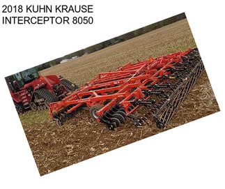 2018 KUHN KRAUSE INTERCEPTOR 8050