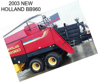 2003 NEW HOLLAND BB960