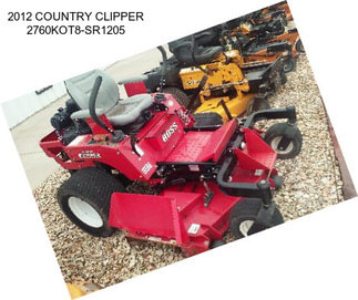2012 COUNTRY CLIPPER 2760KOT8-SR1205