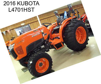 2016 KUBOTA L4701HST