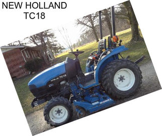 NEW HOLLAND TC18