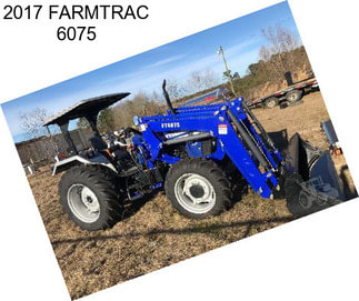 2017 FARMTRAC 6075