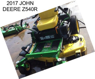 2017 JOHN DEERE Z540R