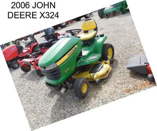 2006 JOHN DEERE X324