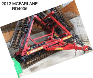 2012 MCFARLANE RD4035