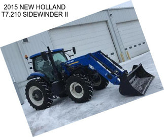 2015 NEW HOLLAND T7.210 SIDEWINDER II