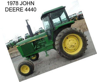 1978 JOHN DEERE 4440