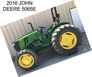 2016 JOHN DEERE 5065E