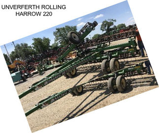 UNVERFERTH ROLLING HARROW 220