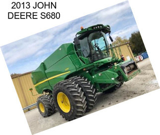 2013 JOHN DEERE S680