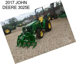 2017 JOHN DEERE 3025E