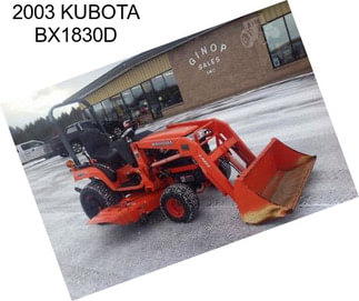 2003 KUBOTA BX1830D