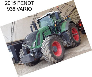 2015 FENDT 936 VARIO