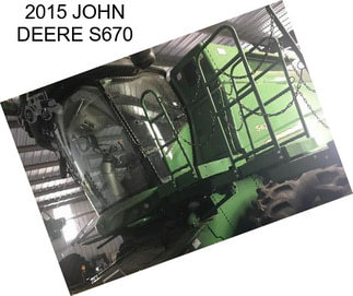 2015 JOHN DEERE S670