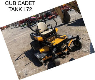 CUB CADET TANK L72