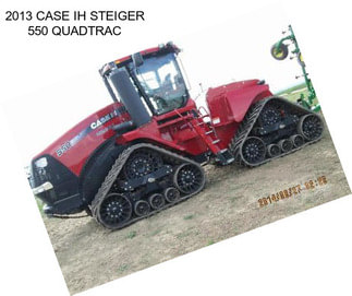 2013 CASE IH STEIGER 550 QUADTRAC