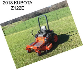 2018 KUBOTA Z122E