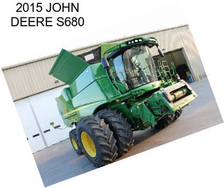 2015 JOHN DEERE S680