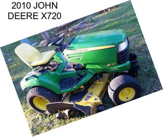 2010 JOHN DEERE X720