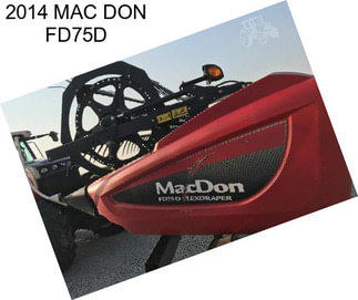 2014 MAC DON FD75D