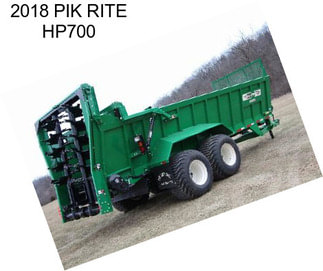 2018 PIK RITE HP700