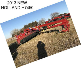 2013 NEW HOLLAND H7450