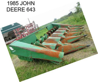 1985 JOHN DEERE 643